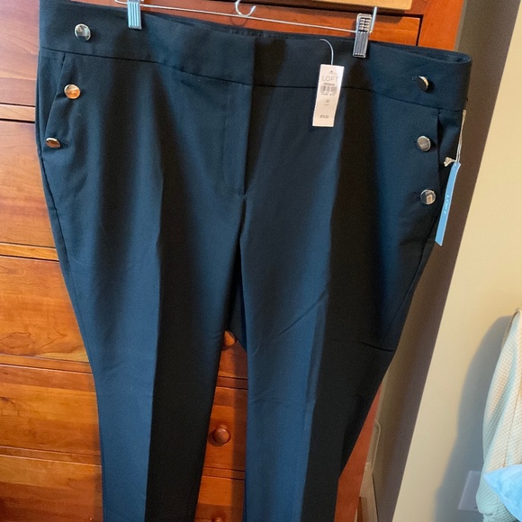 Loft Plus Marisa Trouser w/ Buttons Size 22 NWT - Picture 1 of 8